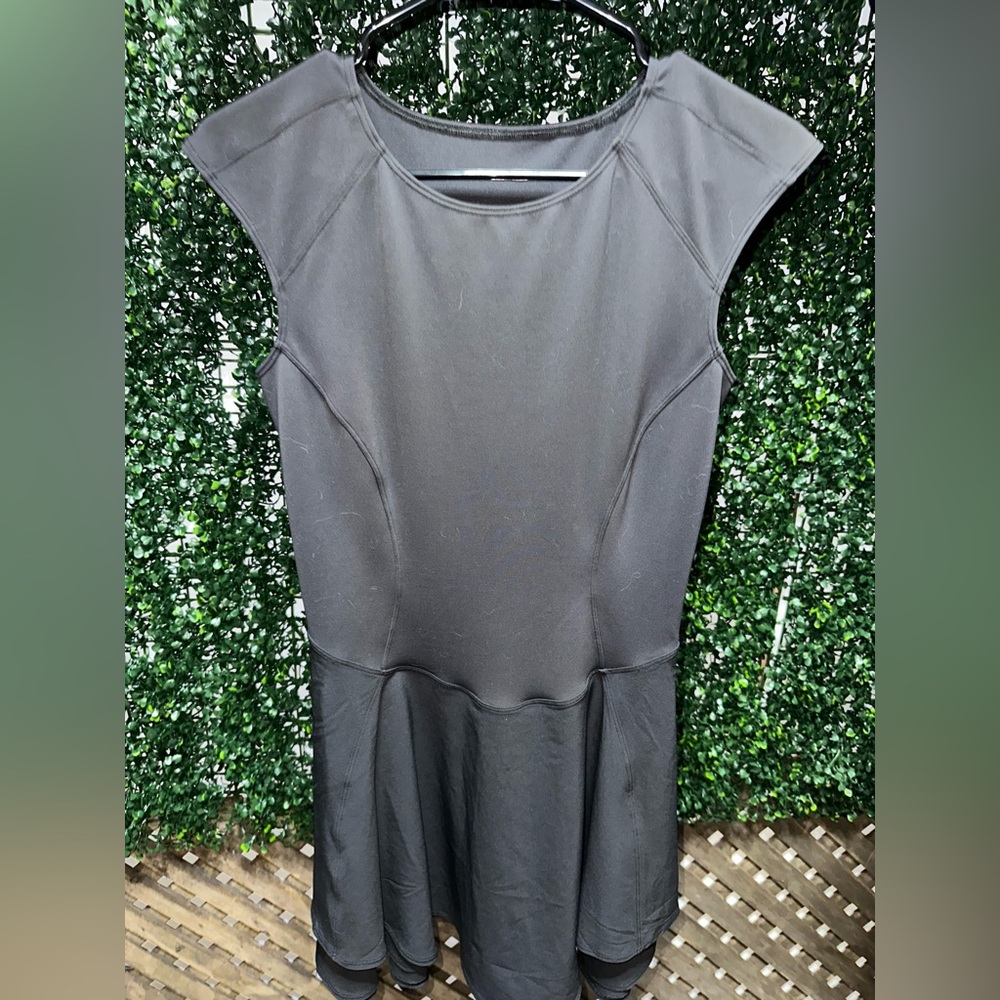 Lululemon Everlux Mesh-Back Tennis Dress - Black